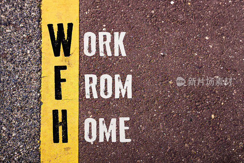 WORK FROM HOME words概念